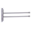 BEIGEEWY SUS304 Stainless Steel Bathroom Swing Arm Towel Bars 2-Arm