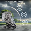 Bemece Stroller Rain Cover, Universal Stroller - Waterproof Windproof Travel