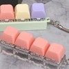 Clicker Keyring Pastel Keycap Connection Decoration Hand Movement Sensory Play