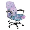 Xorudoydet Boho Mandala Flower Print Office Chair Cover, Washable Chair