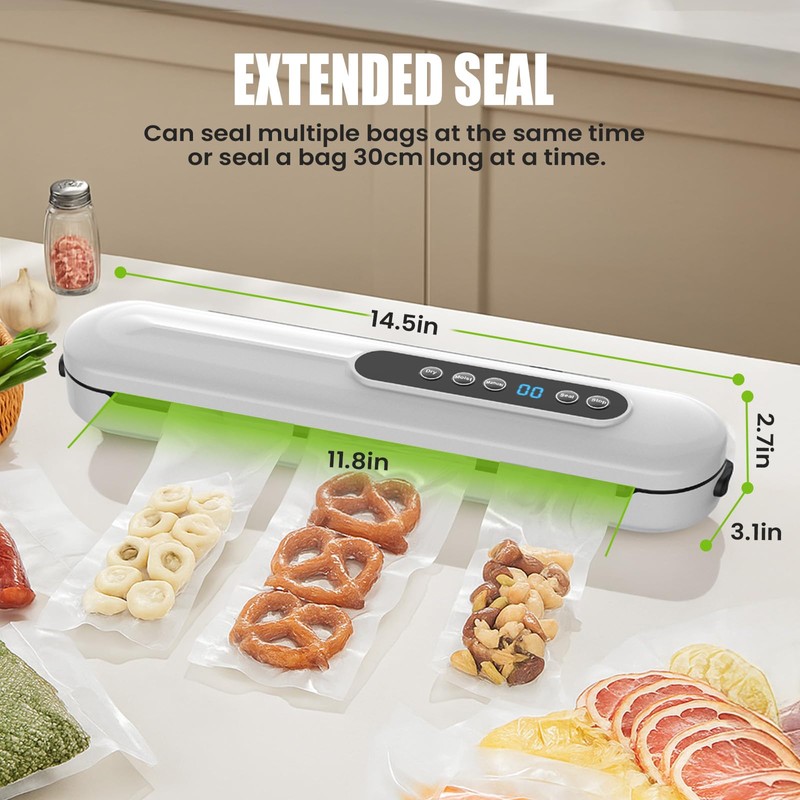 HICTOP Dual-Use Vacuum Sealer Precision Suction Power Sealer with Digital