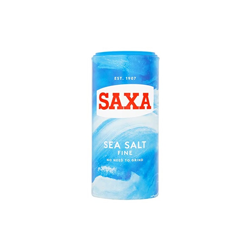Saxa Sea Salt Fine No Need to Grind, 350 g