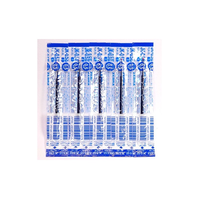Zebra JK-0.5 Blue Ink Refill (RJK-BL), 0.5mm, for Sarasa Multicolor