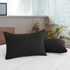PiccoCasa Zippered Pillowcases, 100% Brushed Microfiber Polyester Pillow Case Cover,