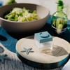 omada Brickstore Line Design Spice Rack with Dispenser Lid and