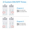 UltraPro 24-Hour Digital In-Wall Timer, Easy-to-Program, Presets, Countdown, ON/OFF Override