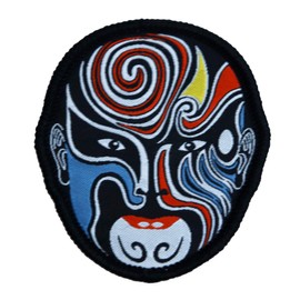 [DYZD] Kyoto Theater Face Cosmetic Woven Patch Baseball Cap Replaceable Hat Patch (Style 4)