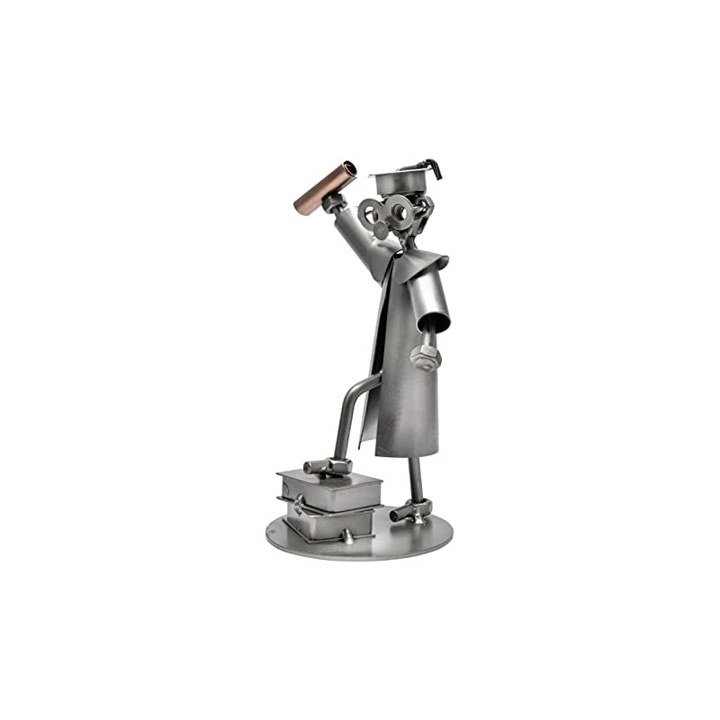 STEEMO Screw Man Figure: Bachelor Academic Master Graduate Gift Metal