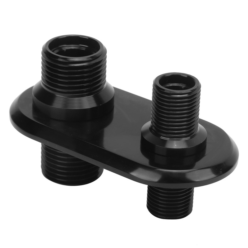 Car 2‑Port Air Conditioner Bulkhead Connector Universal Modification Replacement for