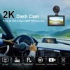 Bewinner Dash Cam Front and Rear (2K+1080P), 3 Inch Screen