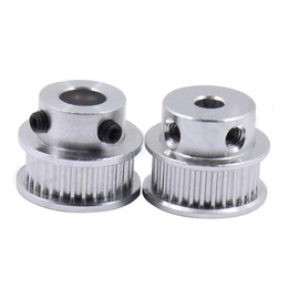 Aluminum Timing Belt Pulley GT2 30/36/40/48/60 Teeth 5/6.35/8/10/12mm Bore for 3D Printer CNC Width 6/10mm Timing Belt (36T Bore, 5mm Width 10mm)