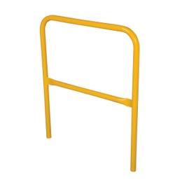 Vestil VDKR-3 Steel Pipe Safety Railing, 42" x 36", 1-5/8" Outside Diameter, Safety Yellow