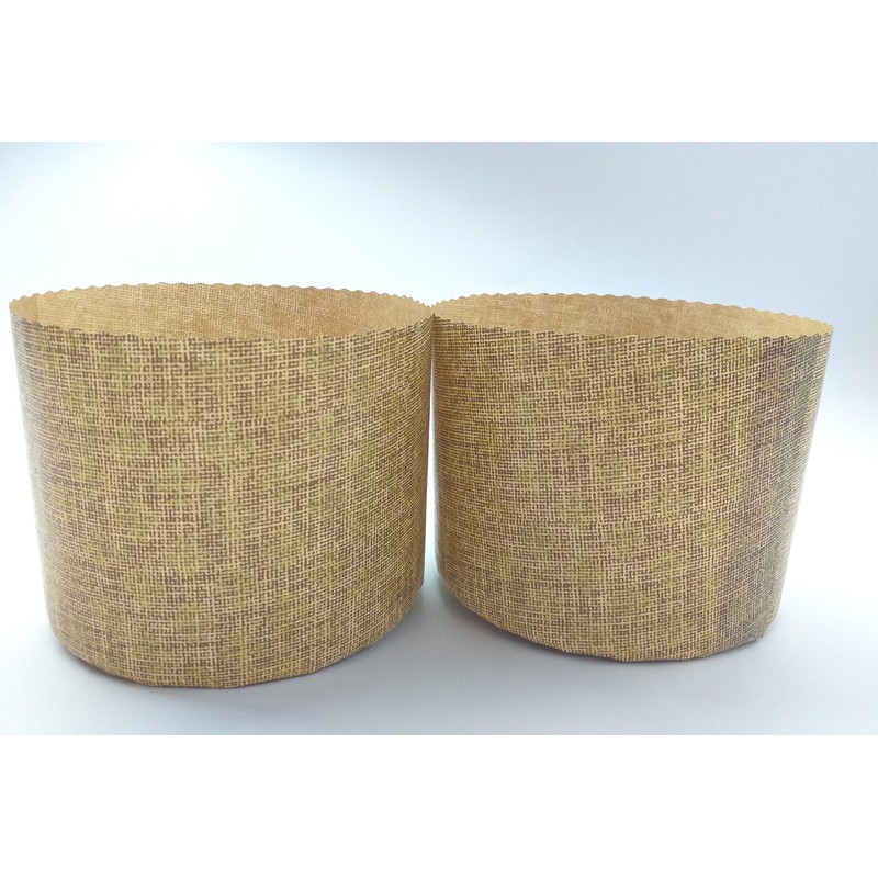 Panettone 12 Non-Stick Panettone Paper Mould, W 6.06 x H