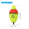PATIKIL 4pcs 60g/2.1oz Lighted Fishing Slip Bobber EVA Light Up
