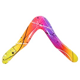Aussie Fever Boomerang - Colorful Version (Similar to Jackson Pollack Style Art)