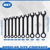 GOLD DEER 10PCS Mini Wrench Set Standard Metric 4mm-11mm Ignition
