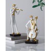 Amoy-Art Music Gifts Sculpture Piano Statue Figurine Polyresin Cello Decor