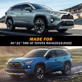 Kistrba PVC Tire Covers 4pcs Compatible with 2019-2025 Toyota RAV4, All-Weather Waterproof Heavy Duty Wheel Covers for 30-31inch Tires