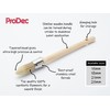 ProDec 25mm Trade Professional Pointed Synthetic Sash Brush Ideal for