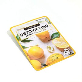 K-BEAUTY DETOXIFYING LEMON FACIAL SHEET MASK