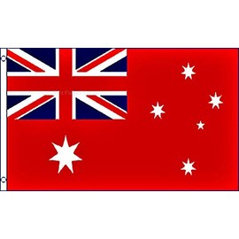 Trade Winds 3x5 Australia Australian Red Civil Ensign Naval Flag 3'x5' House Banner Grommets Premium Fade Resistant