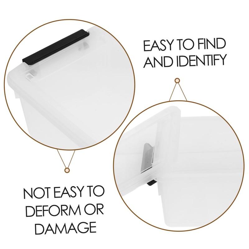 Operitacx Sealed File Storage Box for Office Storage Boxes with