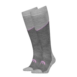 HEAD Unisex Ski Beginner Kneehigh Kneehigh Socks (Pack of 2)