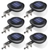 DBF Outdoor Solar Gutter Lights - Solar Fence Lights Outdoor