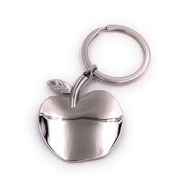 H-Customs Apple Silver Keyring Pendant