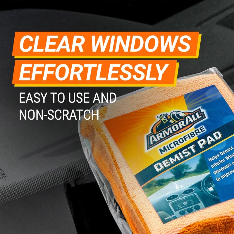 Armor All, Microfibre Car Demist Pad, Set of 2, Quick