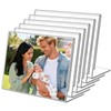 DESONAUT 6 Pack 6x4 Inch Clear Acrylic Self Standing Picture
