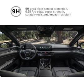 Generic MBSIX Screen Protector Compatible with Kia K5 24 Inch Combined Panoramic Display 2025,HD Clear,Scratch-Resistant,Anti Glare,K5 Accessories Screen Protector