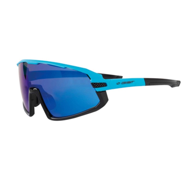 GIST Adult Cycling Goggles Blue Frame (3 Interchangeable Lenses)