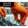 Heavy Duty Super Strong Orange Grip Nitrile Gloves PF 8