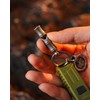 KeyUnity KA55 Titanium Emergency Whistle with Chain, Loud Emergency, Referee