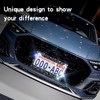 Mulixis Bing License Plate Frames for Women Diamond Black License