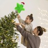 Plush Christmas Tree Topper Star, 19CM Fluff Star Christmas Tree