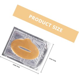Anneome Mascarilla Labial Hidratante para Labios Secos Colágeno, 25 Piezas de Almohadillas de Gel Nutritivas de Fibra Vegetal para Cuidado y Humectación en Casa