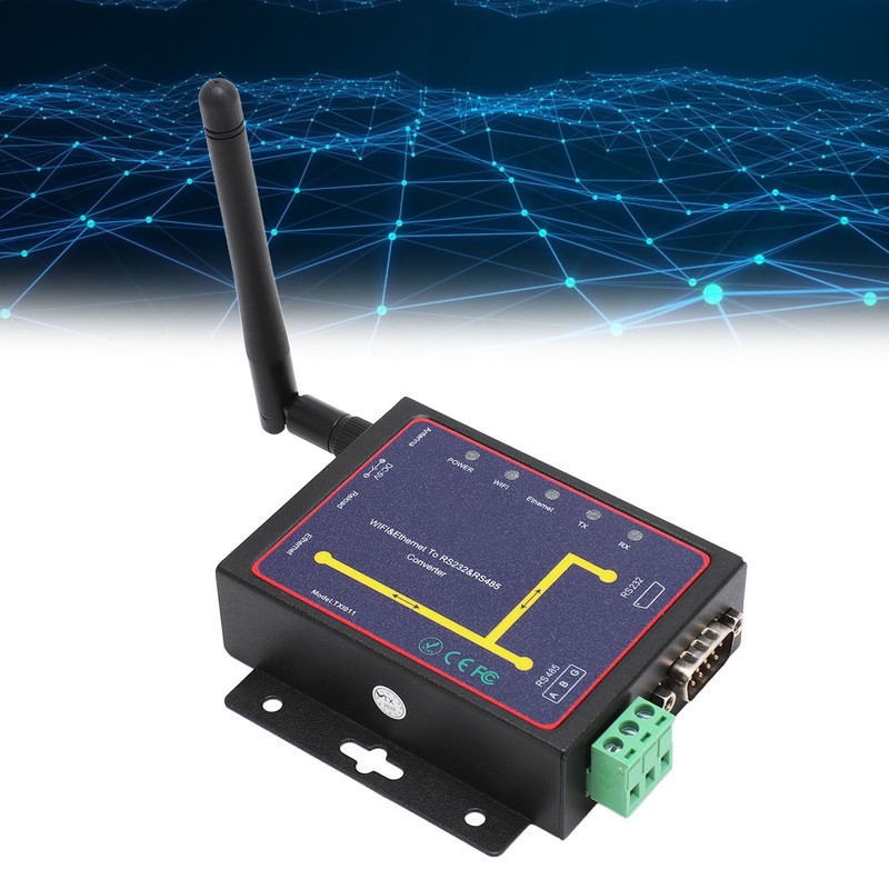 Serial Device Server Converter RJ45 Ethernet WiFi to RS232 RS485
