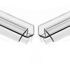 eatelle Shower Door Bottom Seal with Drip Rail for Thick