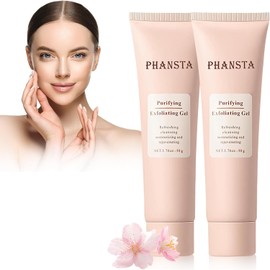 Exfoliante Corporal, 2PCS Exfoliante Corporal, Exfoliante Facial, Gel Exfoliante Purificante para Eliminar Las Impurezas Más Profundas de La Piel para Todo Tipo de Pieles (1.76fl Oz)