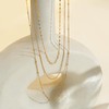 Elegance 11 designs Gold Thin Chain Layered Necklaces For Women