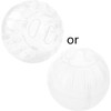 White Silent Exercise Ball Plastic Spinner Hamster Running for Sugar