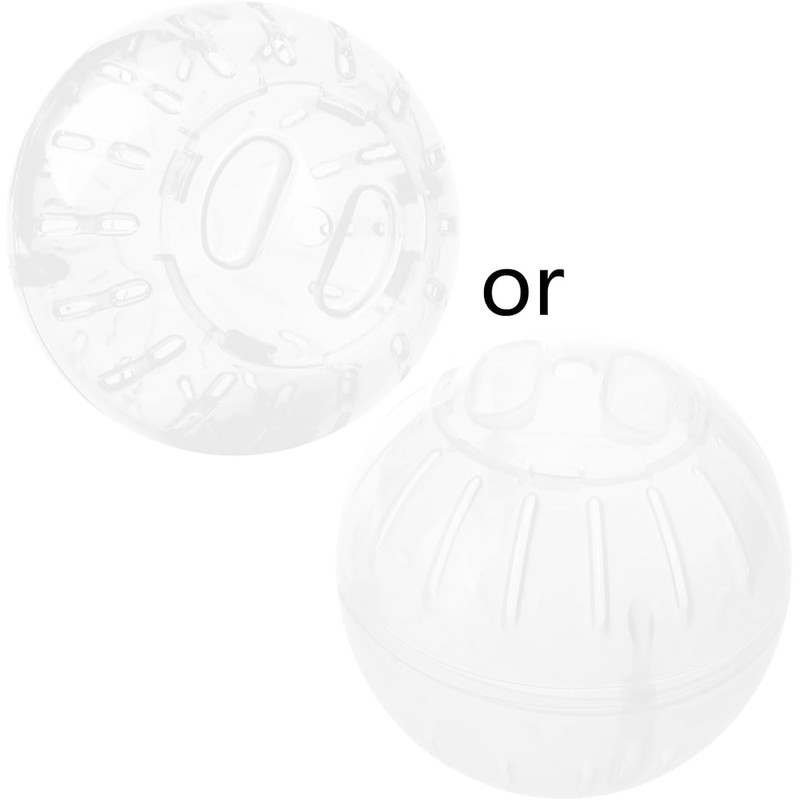White Silent Exercise Ball Plastic Spinner Hamster Running for Sugar