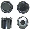 Wake Sangyo GK-014 Chair Cap, Round Shape, Black, 1.3 inches
