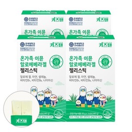 +10 packs of probiotics) Yonsei Kids Ten Immune Family Aloe Vera Gel Jangmyeon Station Jelly Stick 20g x 14 packs 4 boxes / +유산균 10포)연세 키즈텐 이뮨 온가족 알로에 베라겔 장면역 젤리스틱 20g x 14포 4박스