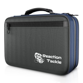 Reaction Tackle Deluxe Bait Binder - Salt Water Resistant Fishing with 4 Single Pocket Sleeves and 2 Double