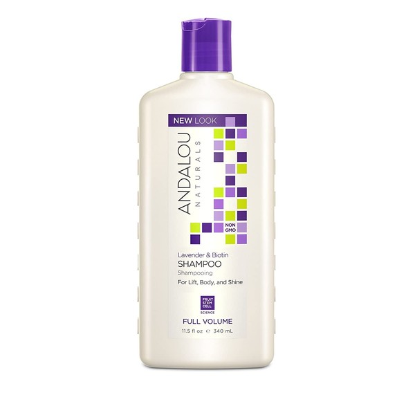 Andalou Naturals Lavender & Biotin Full Volume Shampoo, 11.5 Ounce