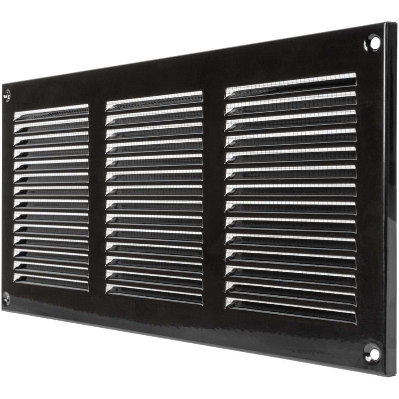 Repa Market 2-Pack Black Air Vent Cover 12" x 6"