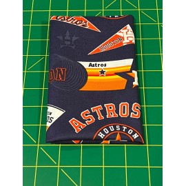 Fabric Traditions Houston Astros Vintage Style Baseball Cotton Fabric Precut Fat Quarter